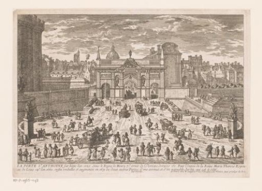 View of the Porte Saint-Antoine