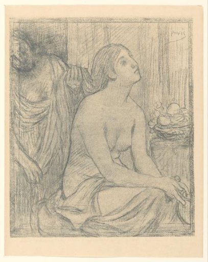 Woman at her toilet
