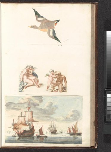 Ships on a calm sea