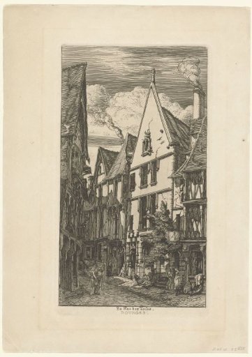 Street Rue des Toiles in Bourges