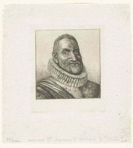 Portrait of Théodore Agrippa d'Aubigné