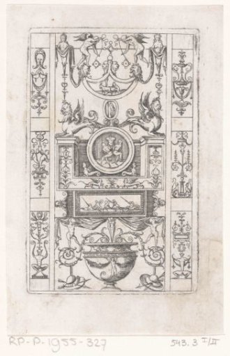Candelabrum with a medallion