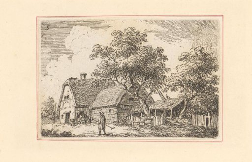 Landscape with a farmhouse