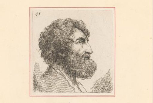 Head of an unknown man