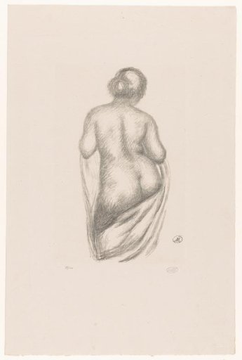 Standing Naked Woman Seen from Behind
