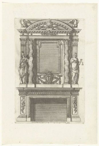 Lower panel with niche