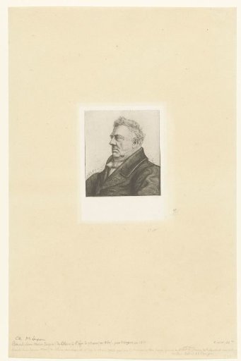 Portrait of Archaeologist Louis Jacques Marie Bizeul