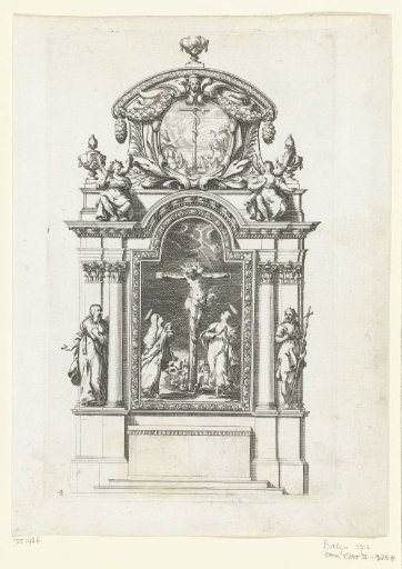 Altar with Christ on the Cross