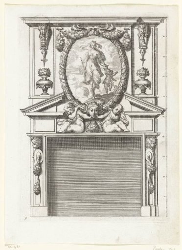 Lower section, shaft decorated with Venus and Cupid