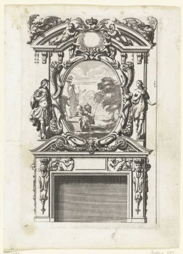 Mantelpiece with Narcissus