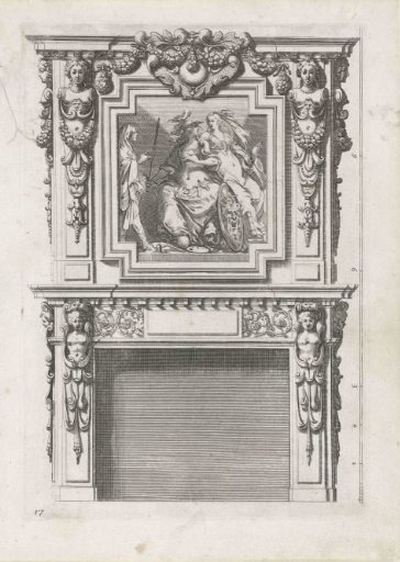 Lower section, shaft decorated with Minerva