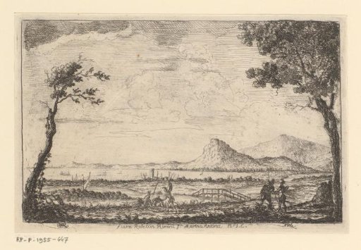 View of the River Rubicon at Rimini