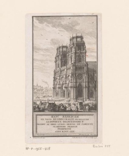 View of the Cathedral Sainte-Croix at Orléans