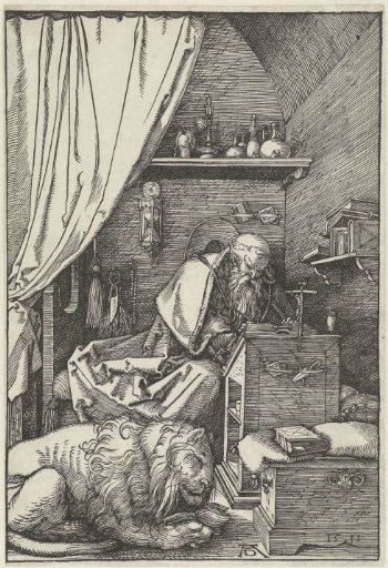 Saint Jerome in his Study