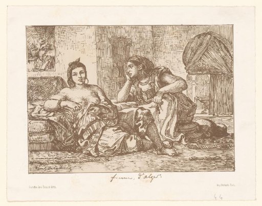 Two Seated Algerian Women