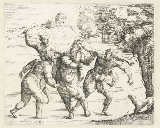 Christ Turns His Back on a Torturer