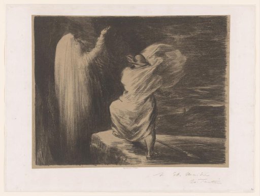 Wotan Calling upon the Earth Goddess Erda