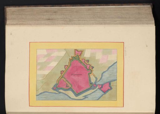 Fortress map of Saint-Quentin