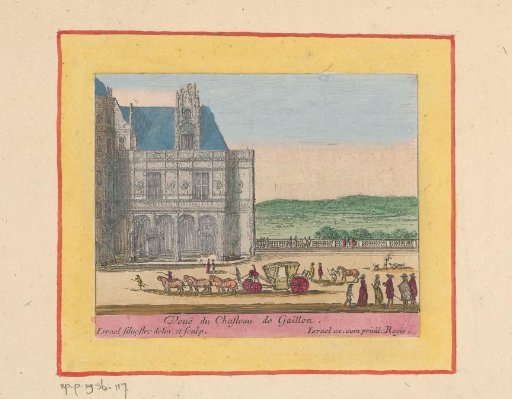 View of the castle of Gaillon