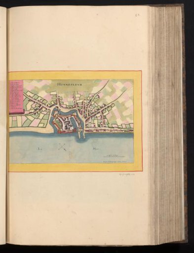 Map of Honfleur