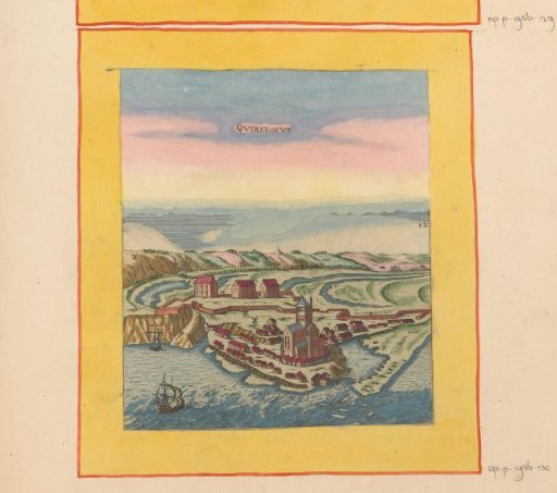 View of Quillebeuf-sur-Seine