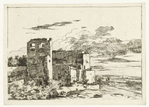Ruin by the water