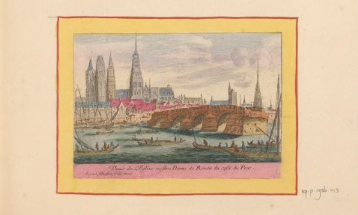 View of the Cathedral of Our Lady of Rouen