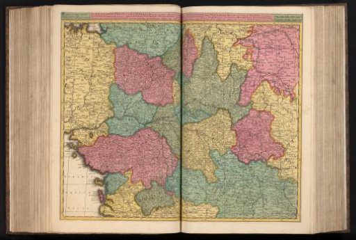 Map of the Pays de la Loire and surrounding areas
