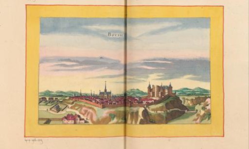 View of Boussac (Creuse)