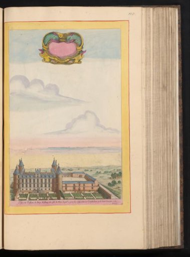 View of De Bury Castle near Blois