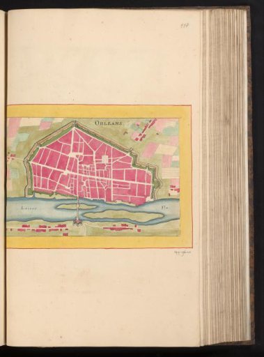 Map of Orléans