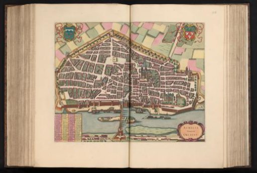 Map of Orléans