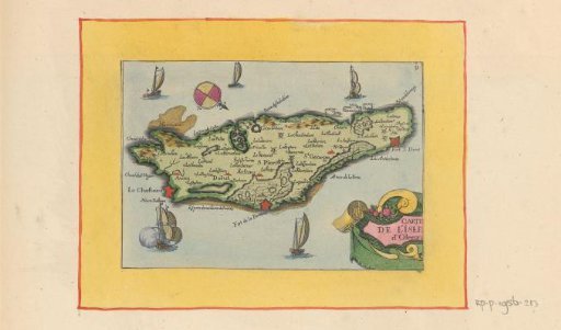 Map of the island Île d'Oléron
