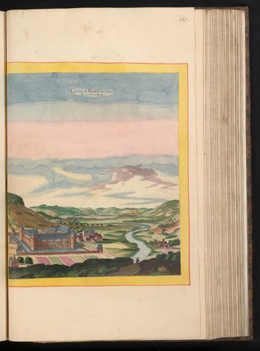 View of a castle near Mantes-la-Jolie