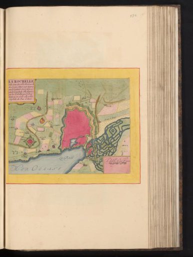 Fortress map of La Rochelle