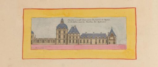 View of one of the facades of the Château of Richelieu