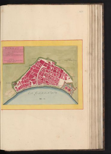 Plan of Bordeaux