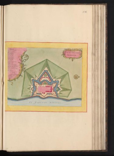 Plan of the Château Trompette in Bordeaux