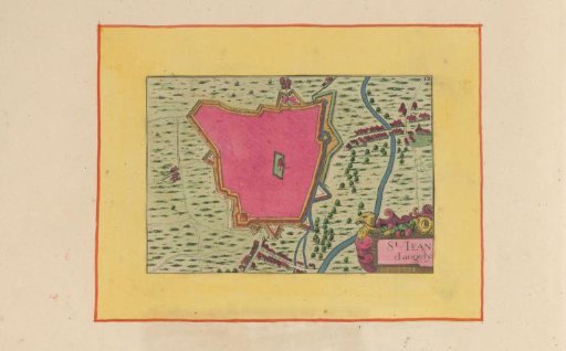 Plan of Saint-Jean-d'Angély