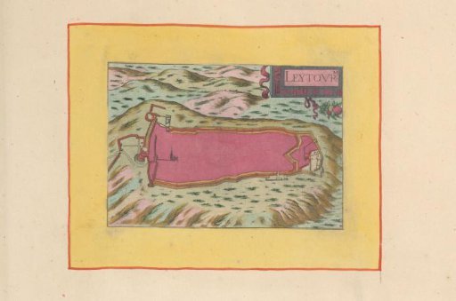 Fortress plan of Lectoure