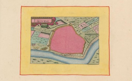 Fortress plan of Libourne