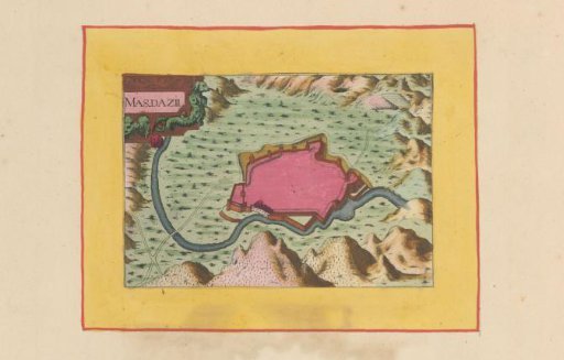 Fortress plan of Mas d'Azil