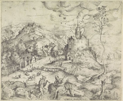 Landscape with Mercury Stealing the Flock of Apollo