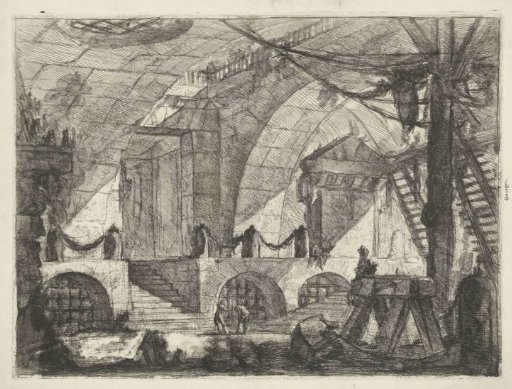 Dungeon with sawhorse
