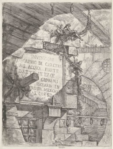 Title page with face in dungeon and title on wall