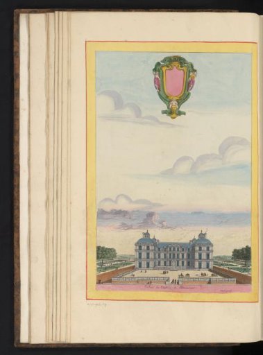 View of Blérancourt Castle