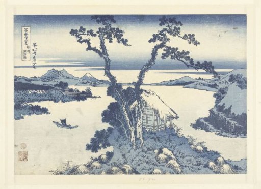 Lake Suwa in the Province of Shinano