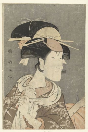 Bust portrait of Nakayama Tomisaburo