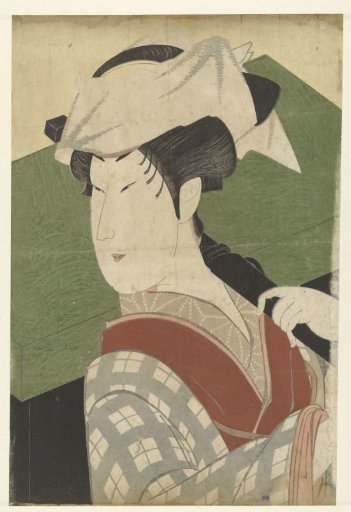 Bust portrait of Nakamura Noshio II
