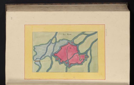 Fortress plan of La Fère